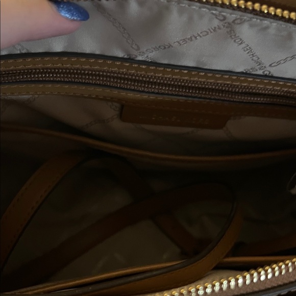 Michael Kors Black and Brown Satchel